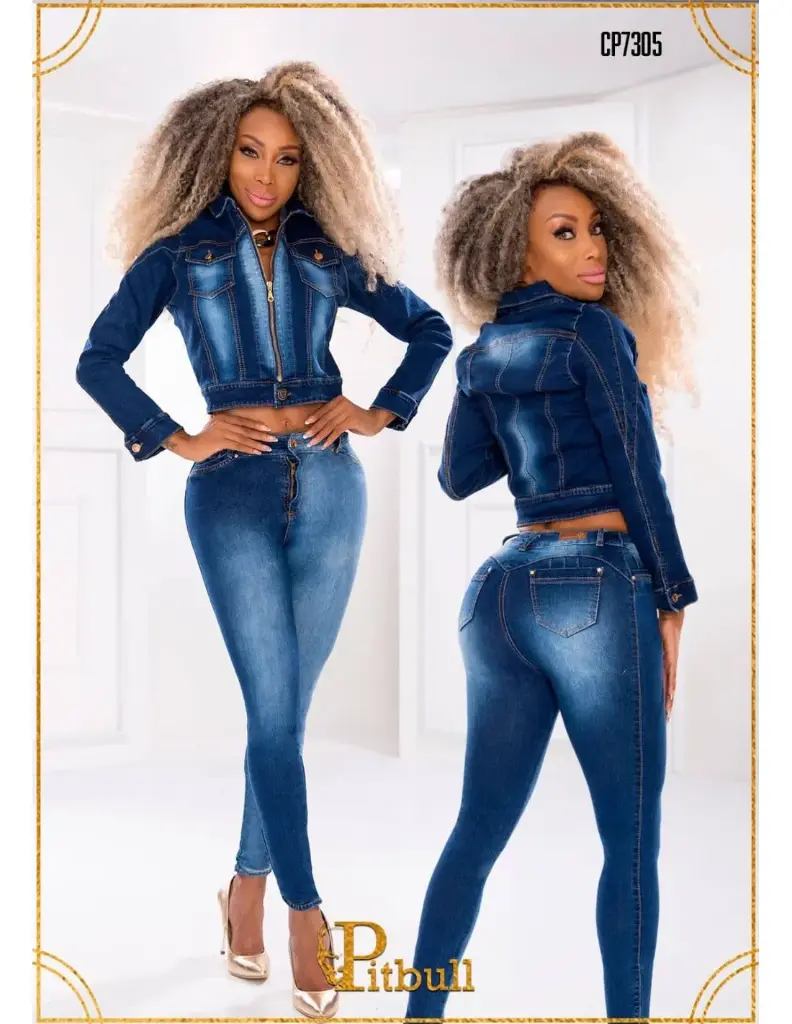Conjunto Vaquero Largo Push Up - Ref: CP7305